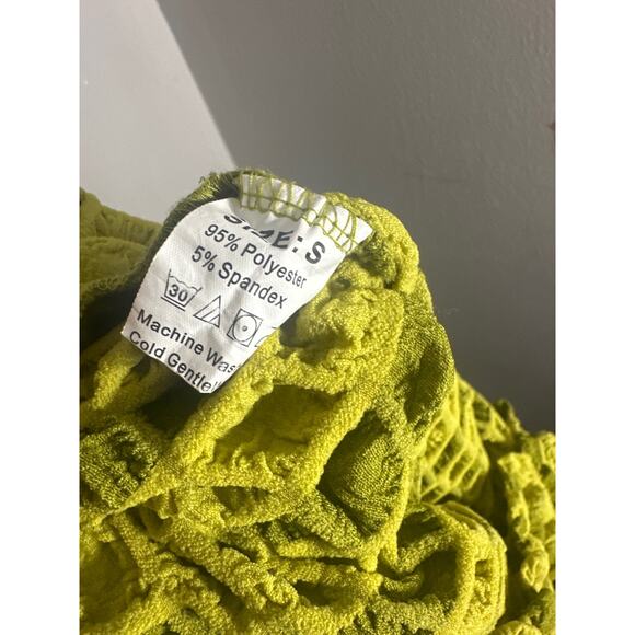 Micas Dresses Micas Popcorn Halter Maxi Green Dress Poshmark